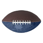 Blue Geek Motherboard Circuit Patroon American Football (Voorkant)