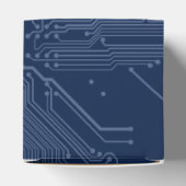 Blue Geek Motherboard Circuit Patroon Bedankdoosjes (Bovenkant)