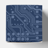 Blue Geek Motherboard Circuit Patroon Bedankdoosjes (Bovenkant)