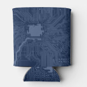 Blue Geek Motherboard Circuit Patroon Blikjeskoeler (Achterkant)