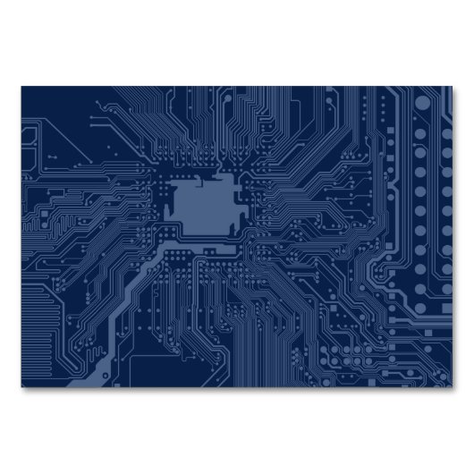 Blue Geek Motherboard Circuit Patroon Kaart (Achterkant)