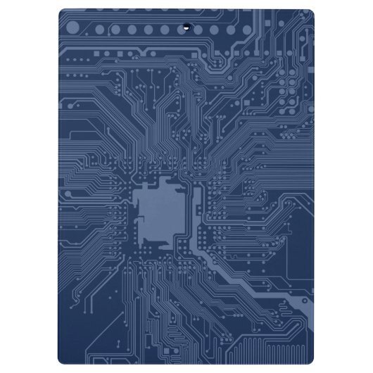 Blue Geek Motherboard Circuit Patroon Klembord (Achterkant)
