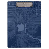 Blue Geek Motherboard Circuit Patroon Klembord (Voorkant)