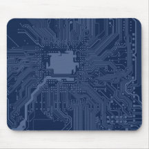 Blue Geek Motherboard Circuit Patroon