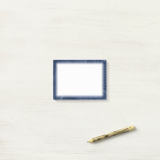 Blue Geek Motherboard Circuit Patroon Post-it® Notes (Op bureau)