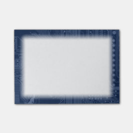 Blue Geek Motherboard Circuit Patroon Post-it® Notes