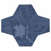 Blue Geek Motherboard Circuit Patroon Voetbal (Enkel)