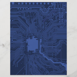 Blue Geek Motherboard Patroon