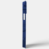 Blue Geek Motherboard Patroon Case-Mate iPhone Case (Achterkant / Rechts)