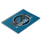 BLUE "Geen vrienden in Shanghai" Spiral Notitieboe Notitieboek (Linkerzijde)