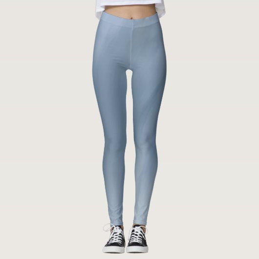 Blue Geïnspireerd 800 door Kristalin Davis Leggings (Voorkant)