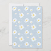 Blue Gekke Goose Boy Baby shower Uitnodiging (Achterkant)