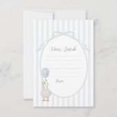 Blue Gekke Goose Time Capsule Kaart (Voorkant)