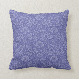 Blue Gem Damask Kussen