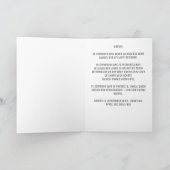 Blue Gemini Sign Birthday Kaart (Binnen)