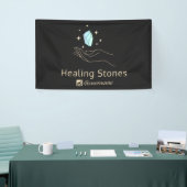 Blue Gemstone Energy Crystal Healer S\\ Banner (Beurs)