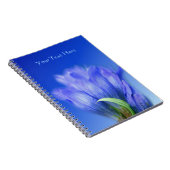 Blue Gentian Flower Natuur Notitieboek (Rechterzijde)