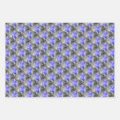 Blue Gentian Flower Natuur Pattern Inpakpapier Vel (Voorkant 2)
