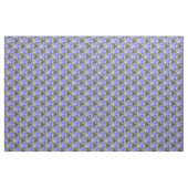 Blue Gentian Flower Natuur Pattern Stof (Yard (91,4 cm))