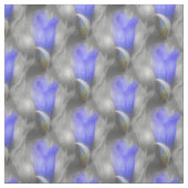 Blue Gentian Flower Natuur Pattern Stof (Swatch)