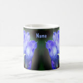 Blue Gentian Flower Personalized Koffiemok (Center)