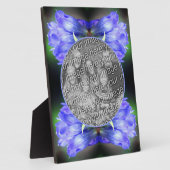 Blue Gentian Flower Voeg je eigen foto toe Fotoplaat (Zijkant)