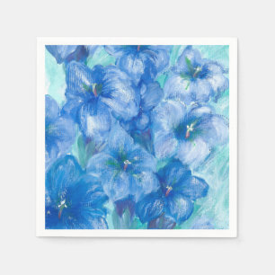 Blue Gentian Flowers Servet