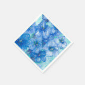 Blue Gentian Flowers Servet (Hoek)