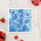 Blue Gentian Flowers Servet (Insitu)