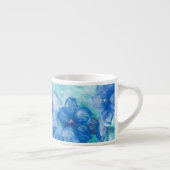 Blue Gentian Wildflower Espresso Kop (Rechts)