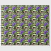 Blue Geocinth in Spring Cadeaupapier (Vlak)