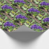 Blue Geocinth in Spring Cadeaupapier (Hoek)