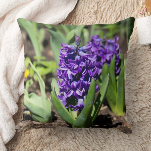 Blue Geocinth in Spring Kussen (Deken)