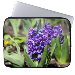 Blue Geocinth in Spring Laptop Sleeve