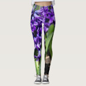 Blue Geocinth in Spring Leggings (Voorkant)