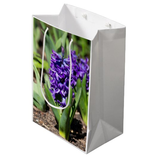 Blue Geocinth in Spring Medium Cadeauzakje (Voorkant Gekanteld)