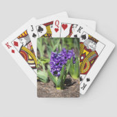 Blue Geocinth in Spring Pokerkaarten (Achterkant)