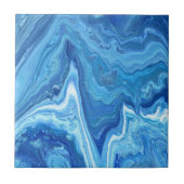 Blue Geode Tegeltje (Voorkant)