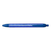 Blue Geometric Blauwe Inkt Pen (Achterkant)