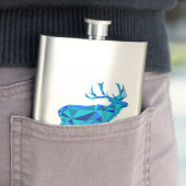 Blue Geometric Elk Flacon (Voorbeeld)