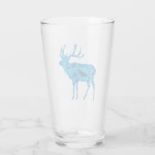 Blue Geometric Elk Glas (Achterkant)