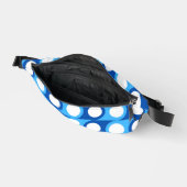 Blue Geometric Fanny Pack Heuptasje (Open)