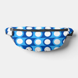 Blue Geometric Fanny Pack Heuptasje