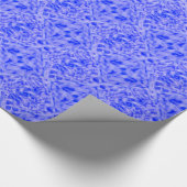 Blue Geometric Ice Cadeaupapier (Hoek)