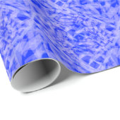 Blue Geometric Ice Cadeaupapier (Rol Hoek)