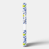 Blue Geometric Lemon Tile Case-Mate iPhone Case (Achterkant / Links)