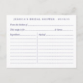 Blue Geometric Love Hearts Vrijgezellenfeest Uitnodiging Briefkaart (Achterkant)