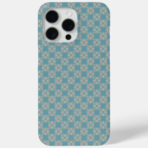 Blue Geometric Pattern iPhone Case
