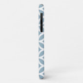 Blue Geometric Pattern iPhone, Plus en Pro hoesje  (Achterkant/links)