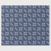 Blue Geometric shapes Pattern  Cadeaupapier (Vlak)